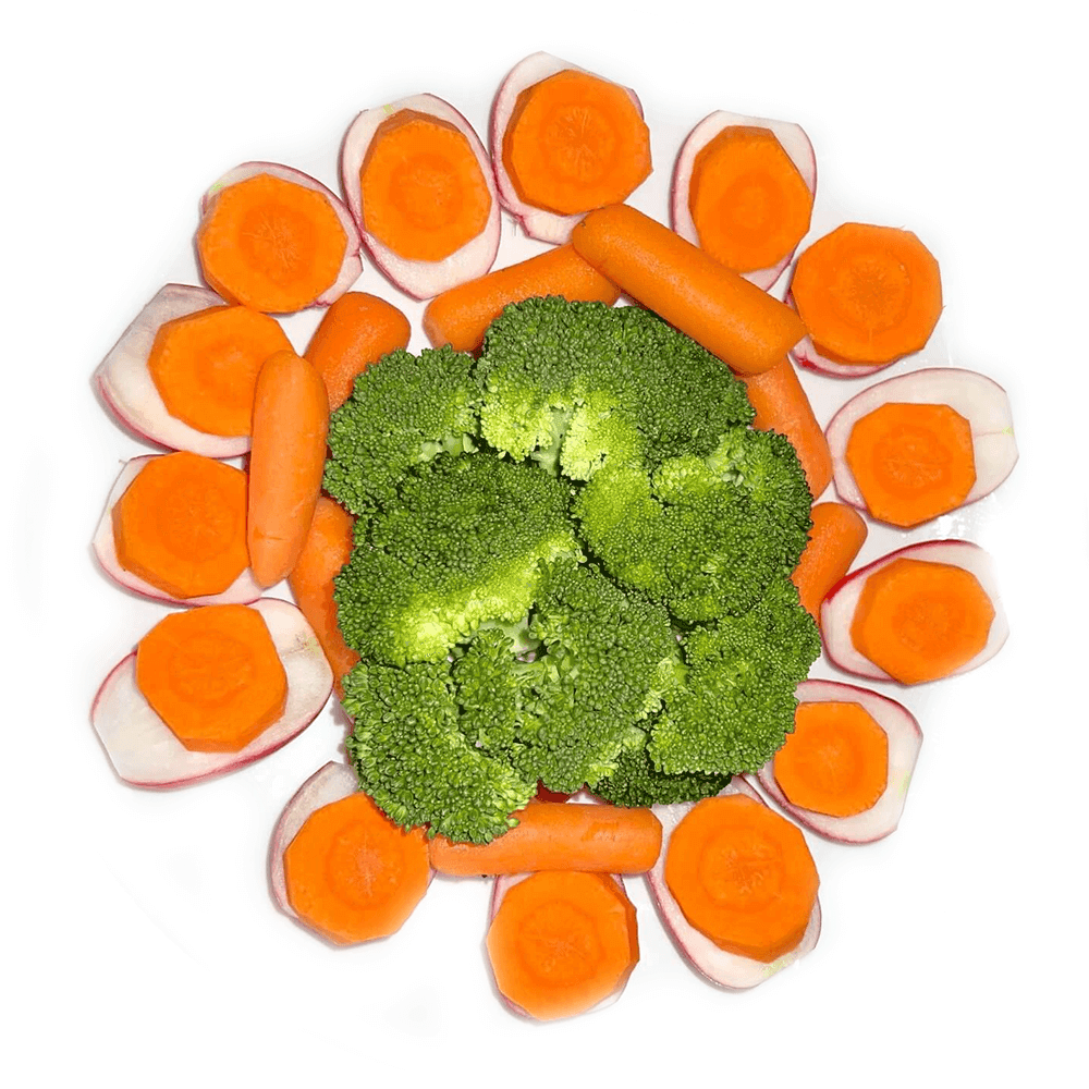 Broccoli, Carrot, and Radish Salad