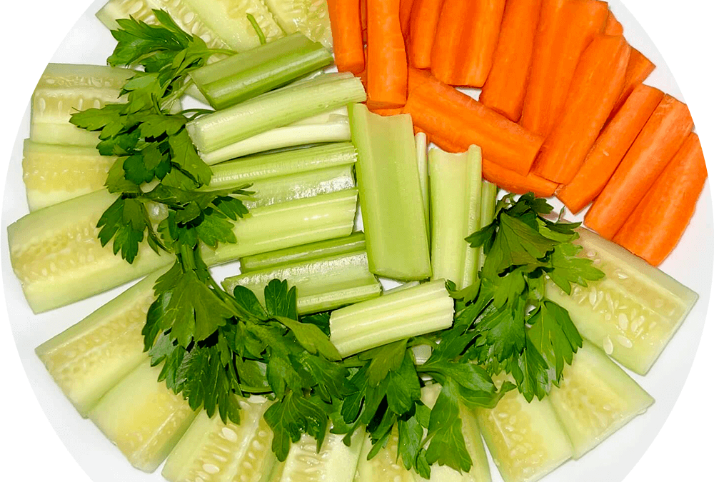 Carrot and Cucumber Stick Salad