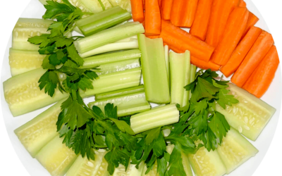 Carrot and Cucumber Stick Salad