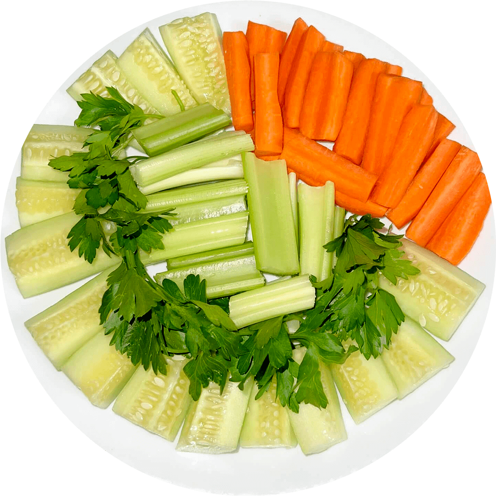 Carrot and Cucumber Stick Salad