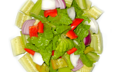 Celery, Cucumber and Lettuce Salad