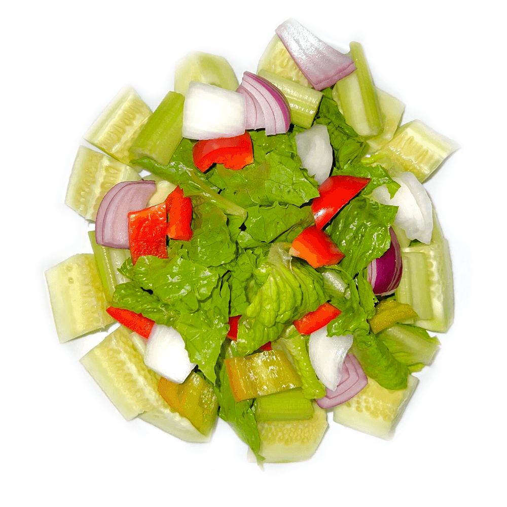 Celery, Cucumber and Lettuce Salad