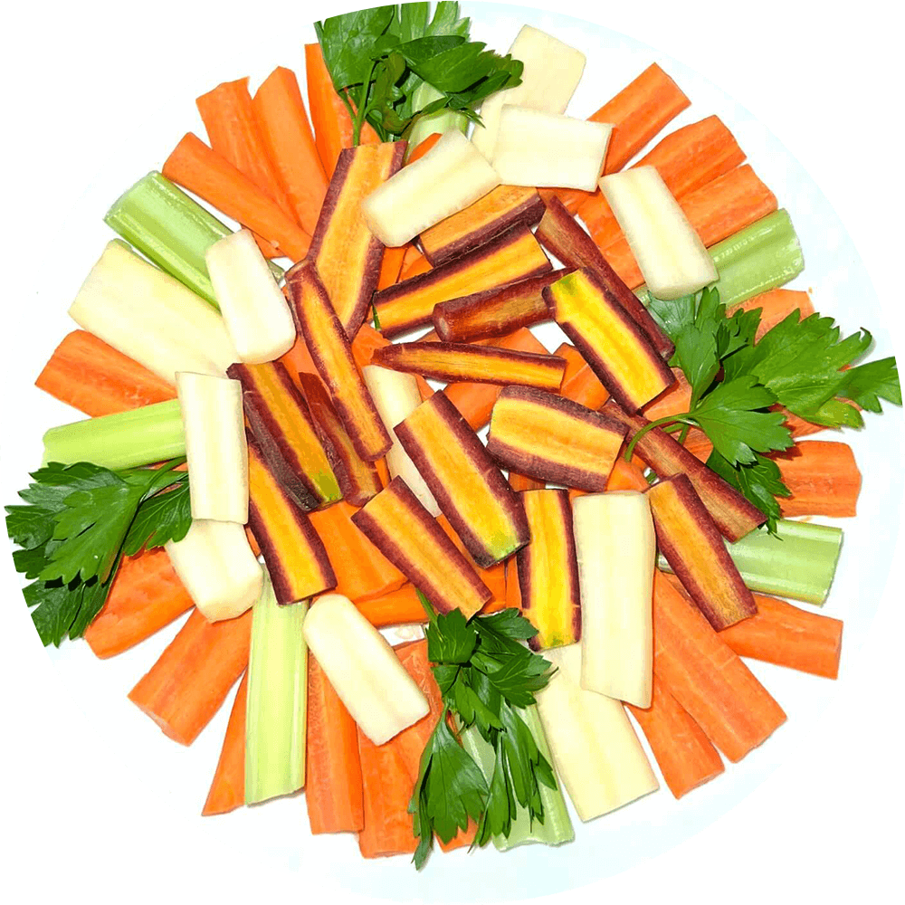 Rainbow Carrots And Celery Salad