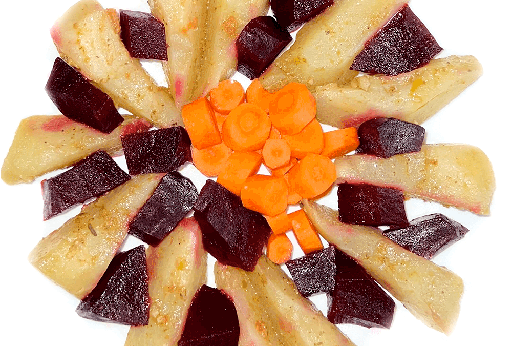 Simple Potatoes, Beets, and Carrot Salad