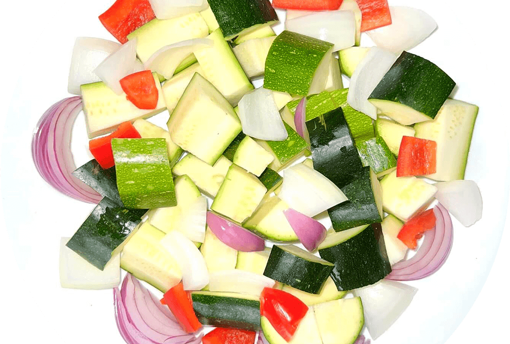 Zucchini and Cucumber Salad