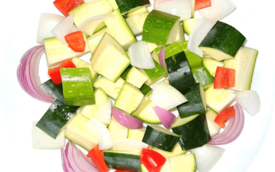 Zucchini and Cucumber Salad