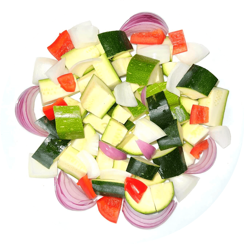 Zucchini and Cucumber Salad