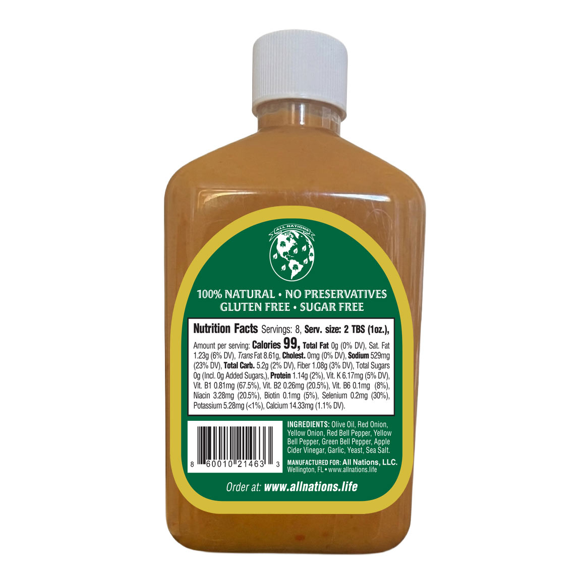 All Nations Organic Salad Dressing - With Lemon - Image 5