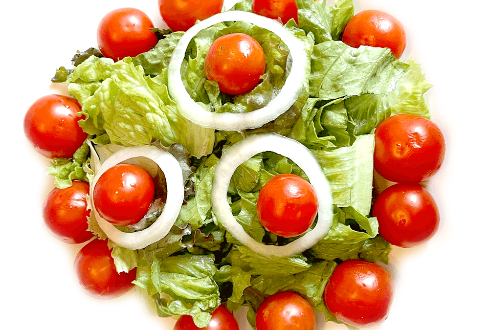 Romaine Lettuce and Cherry Tomato Salad