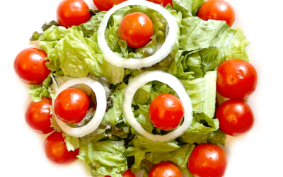 Romaine Lettuce and Cherry Tomato Salad