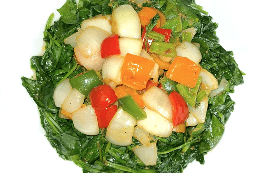 Spinach Onion Salad