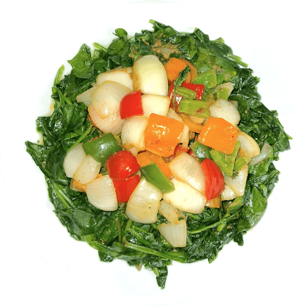 Spinach Onion Salad