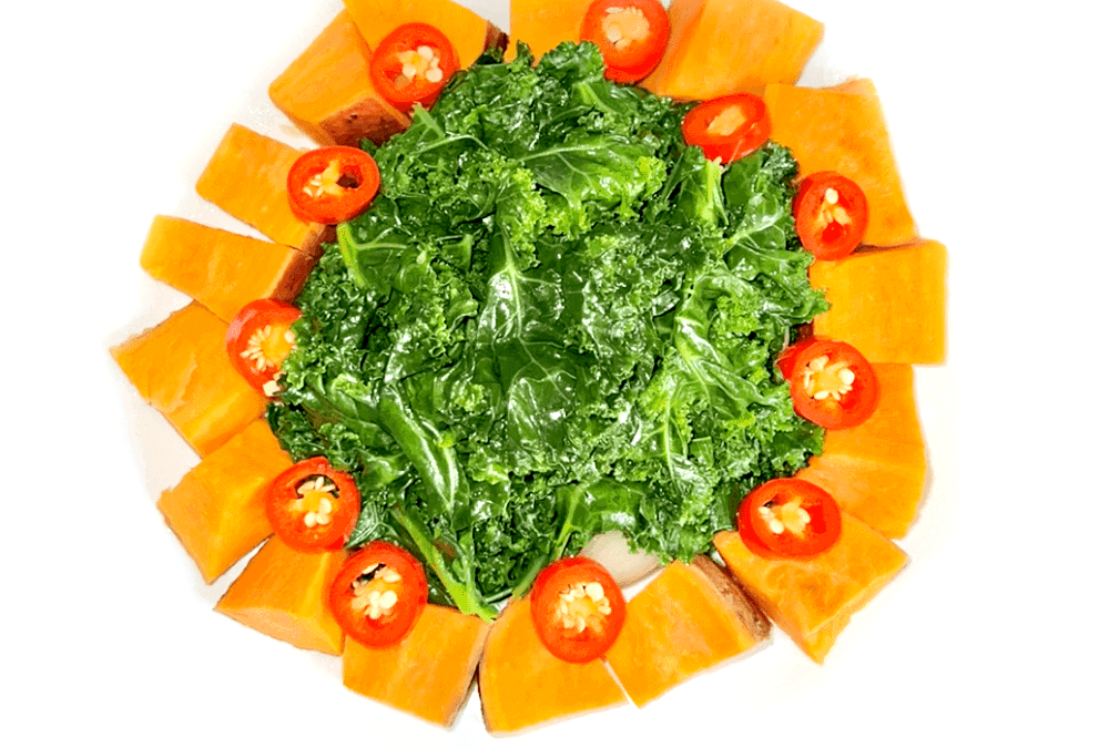 Sweet Potato and Kale Salad