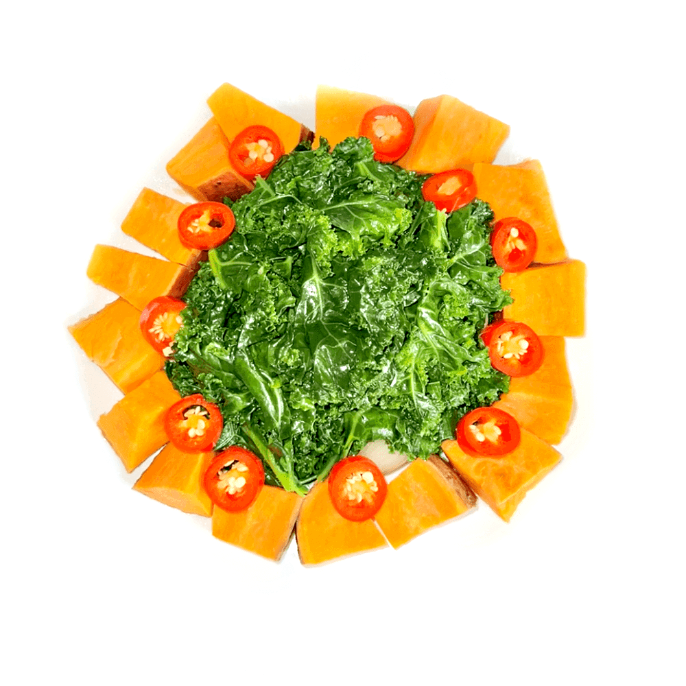 Sweet Potato and Kale Salad