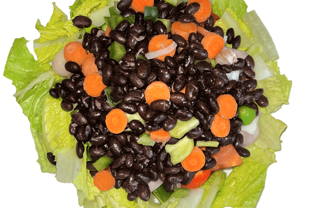 Lettuce and Black Bean Salad