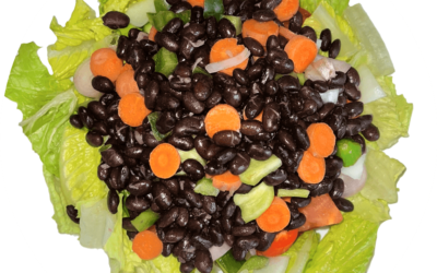 Lettuce and Black Bean Salad