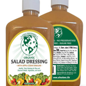 Organic Salad Dressing with Apple Cider Vinegar